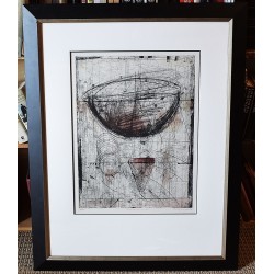 Building the Ark I (Framed Lithograph and Etching)